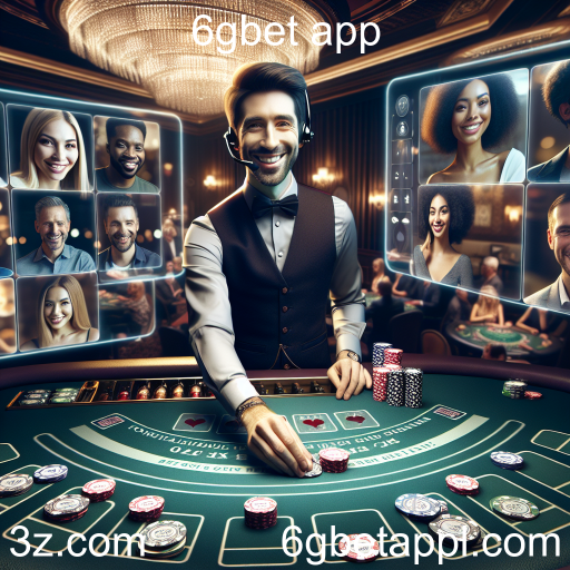 Experiência Imersiva com Jogos Ao Vivo no 6gbet App
